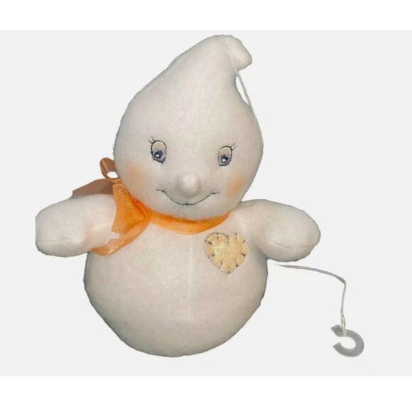 Halloween Plush Ty Beanie Spooky Ghost Sheets Hallmark Little Glimmer 8” Lot x3 - Picture 10 of 14